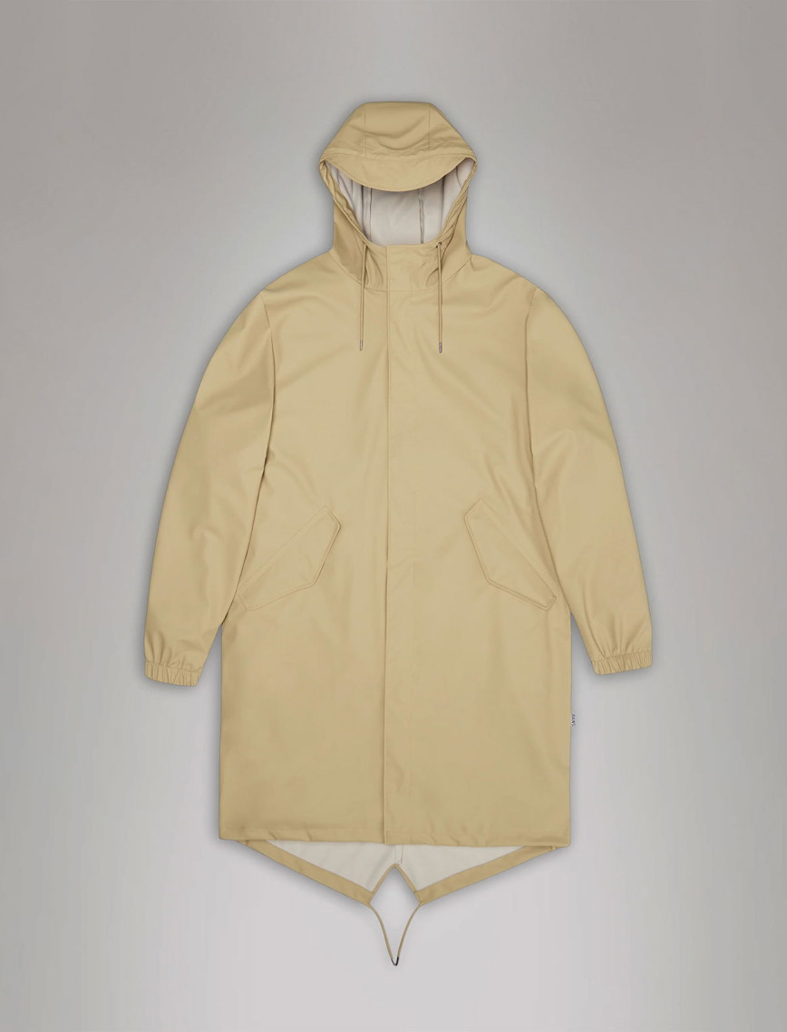 Rains Fishtail Parka W3 Unisex Krem Yağmurluk Rains Fishtail Parka W3 Unisex Krem Yağmurluk