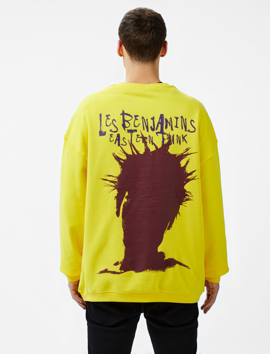 Les Benjamins 706 Unisex Sarı Sweatshirt Les Benjamins 706 Unisex Sarı Sweatshirt
