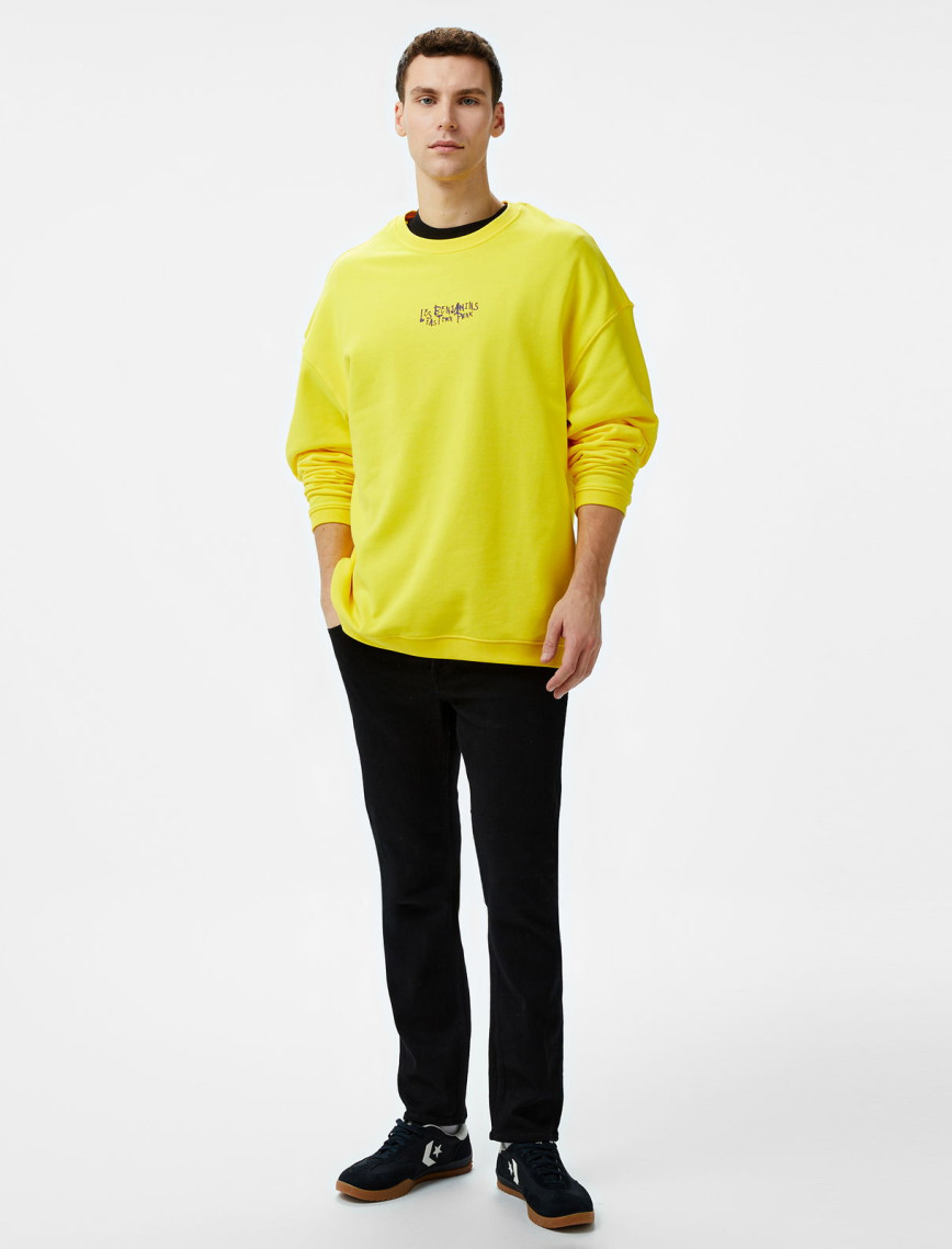 Les Benjamins 706 Unisex Sarı Sweatshirt Les Benjamins 706 Unisex Sarı Sweatshirt