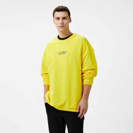 Les Benjamins 706 Unisex Sarı Sweatshirt Les Benjamins 706 Unisex Sarı Sweatshirt