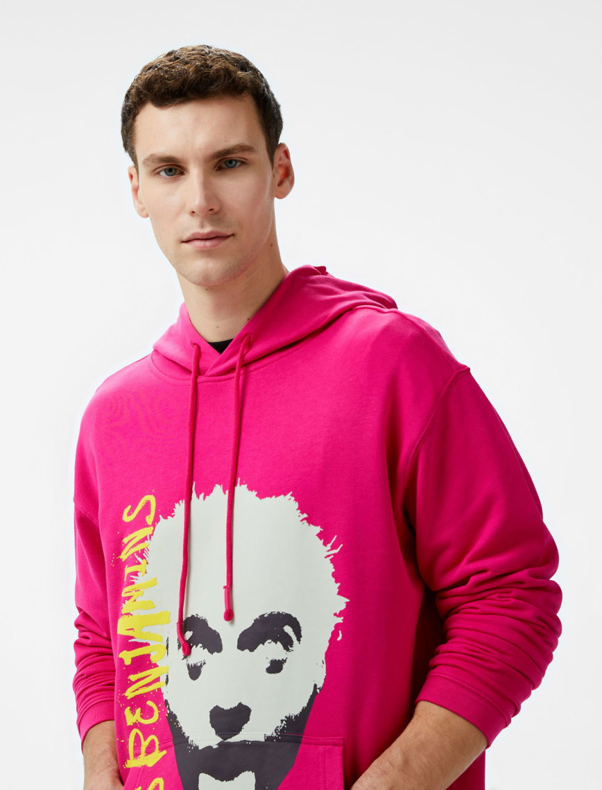 Les Benjamins 704 Unisex Pembe Hoodie Les Benjamins 704 Unisex Pembe Hoodie