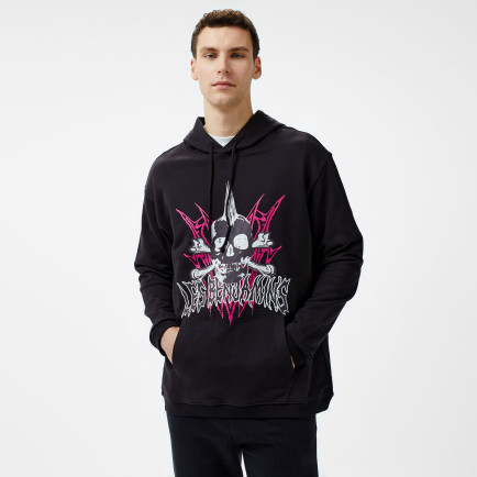 Les Benjamins 706 Unisex Siyah Hoodie Les Benjamins 706 Unisex Siyah Hoodie