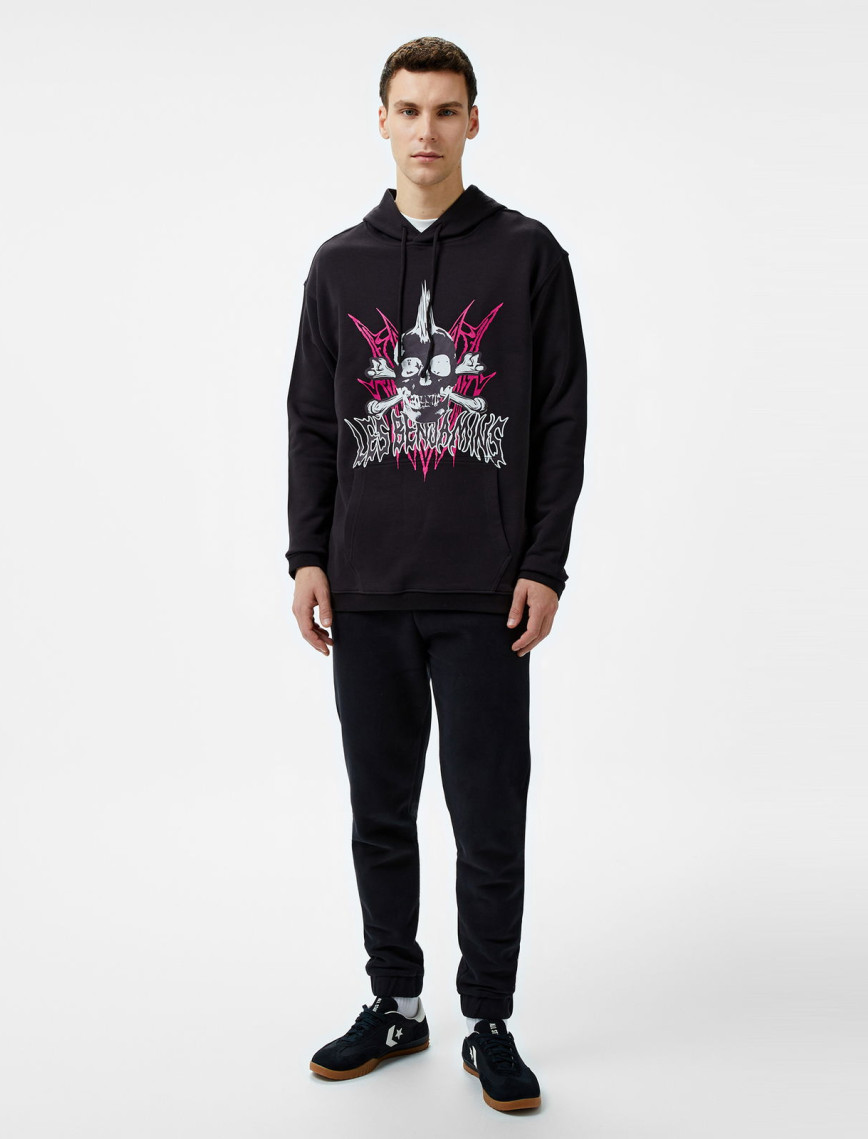 Les Benjamins 706 Unisex Siyah Hoodie Les Benjamins 706 Unisex Siyah Hoodie