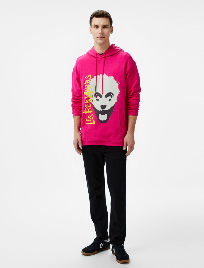 Les Benjamins 704 Unisex Pembe Hoodie Les Benjamins 704 Unisex Pembe Hoodie