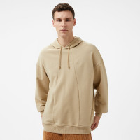 UNITED4 Pieces Erkek Krem Hoodie