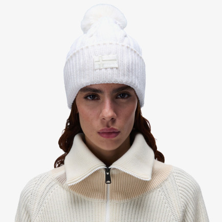 Napapijri F-Necker Kadın Beyaz Bere Napapijri F-Necker Kadın Beyaz Bere