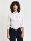 GANT Kadın Beyaz Regular Fit Düğmeli Yaka Oxford Gömlek GANT Kadın Beyaz Regular Fit Düğmeli Yaka Oxford Gömlek