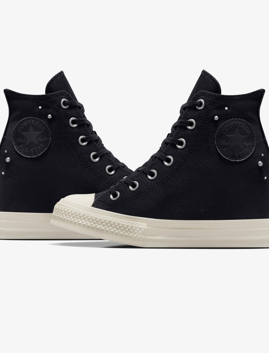 Converse Chuck Taylor All Star Wedge Kadın Siyah Platform Sneaker Converse Chuck Taylor All Star Wedge Kadın Siyah Platform Sneaker