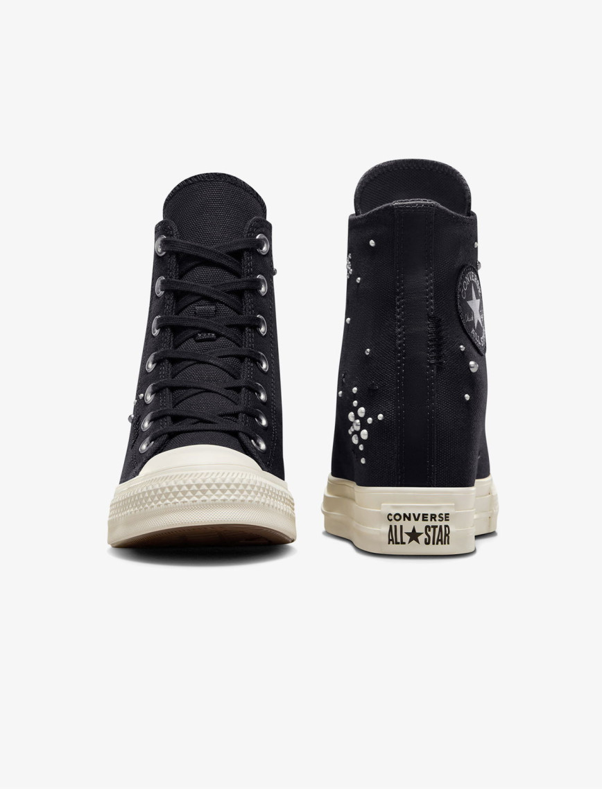 Converse Chuck Taylor All Star Wedge Kadın Siyah Platform Sneaker Converse Chuck Taylor All Star Wedge Kadın Siyah Platform Sneaker