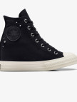 Converse Chuck Taylor All Star Wedge Kadın Siyah Platform Sneaker Converse Chuck Taylor All Star Wedge Kadın Siyah Platform Sneaker