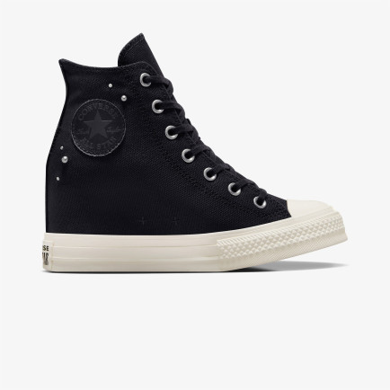 Converse Chuck Taylor All Star Wedge Kadın Siyah Platform Sneaker Converse Chuck Taylor All Star Wedge Kadın Siyah Platform Sneaker
