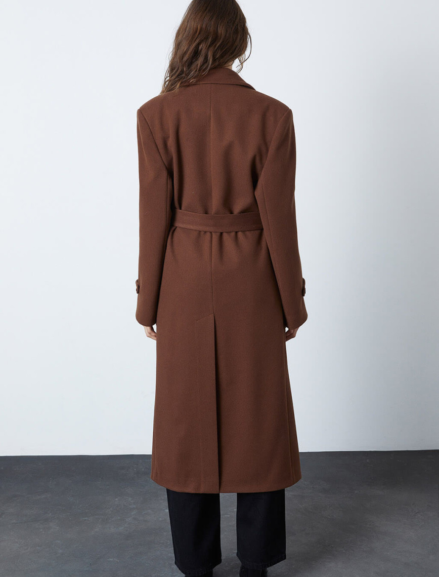 Oversize Kaşe Kaban Oversize Kaşe Kaban