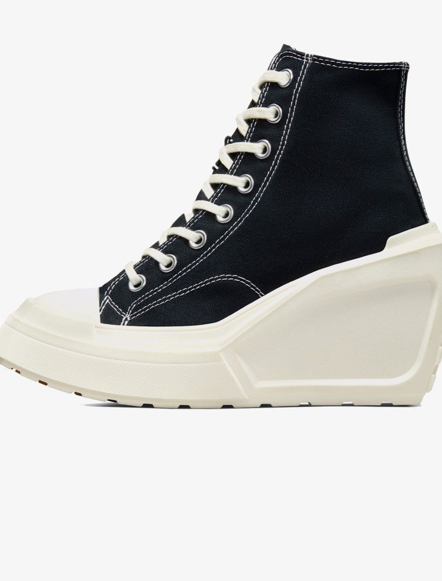Converse Chuck 70 De Luxe Wedge Kadın Siyah Sneaker Converse Chuck 70 De Luxe Wedge Kadın Siyah Sneaker