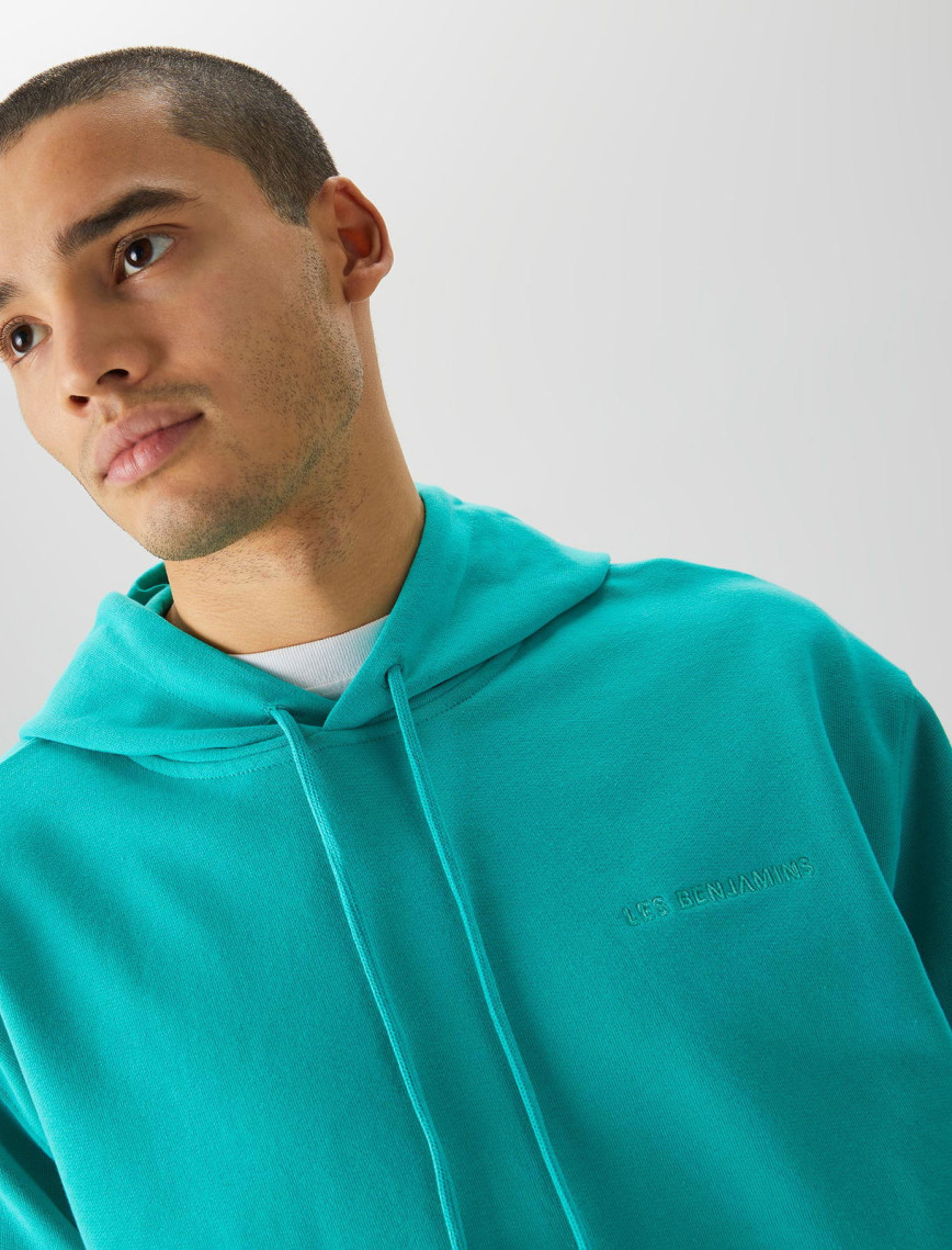 Les Benjamins Essential Erkek Mavi Hoodie Les Benjamins Essential Erkek Mavi Hoodie