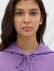 Les Benjamins Essential Kadın Mor Hoodie Les Benjamins Essential Kadın Mor Hoodie
