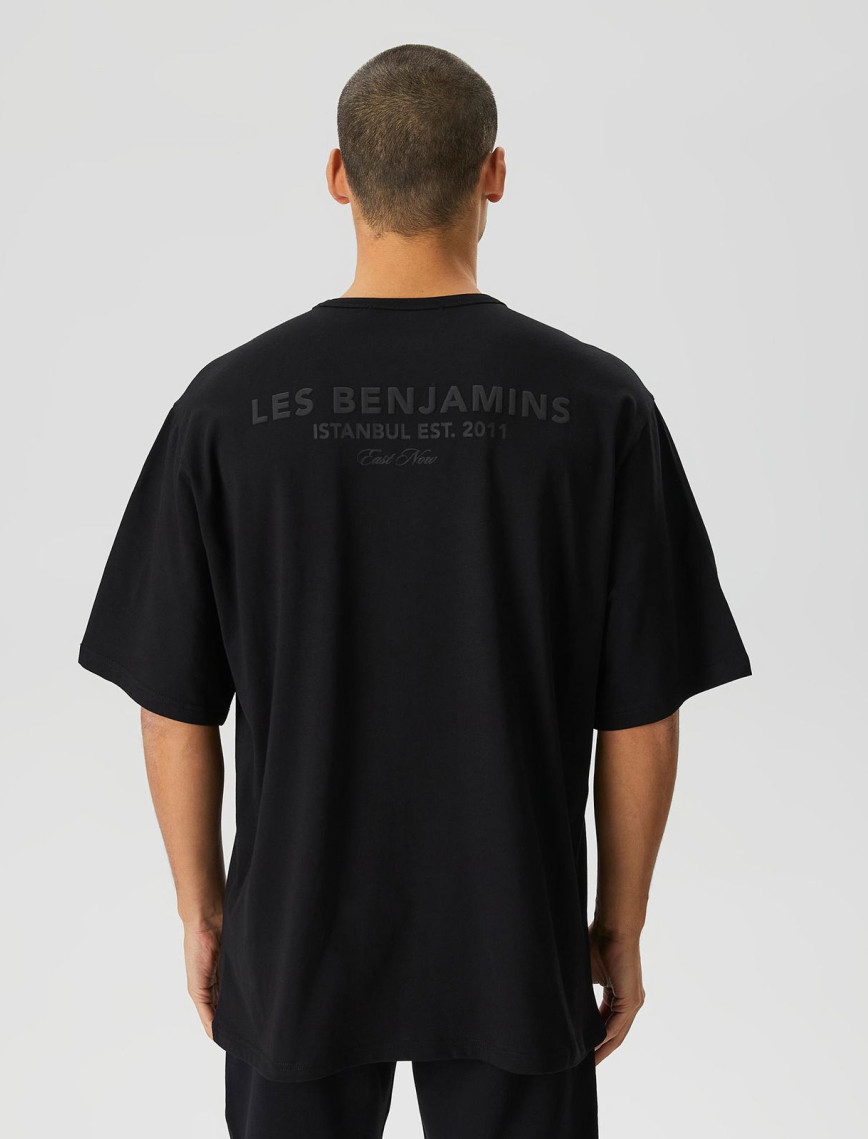 Les Benjamins Classics Erkek Siyah T-Shirt Les Benjamins Classics Erkek Siyah T-Shirt