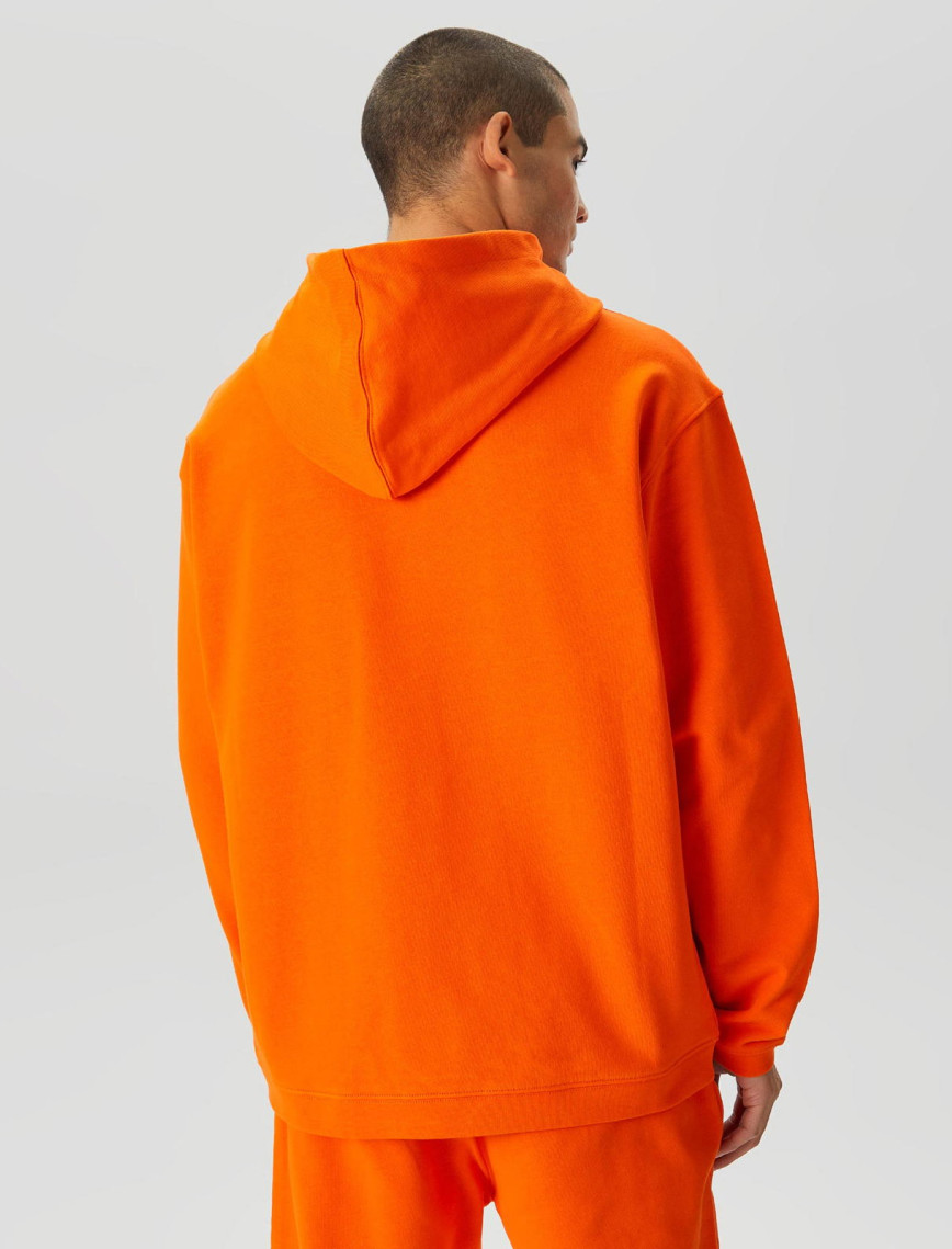 Les Benjamins Essentials Erkek Turuncu Hoodie Les Benjamins Essentials Erkek Turuncu Hoodie