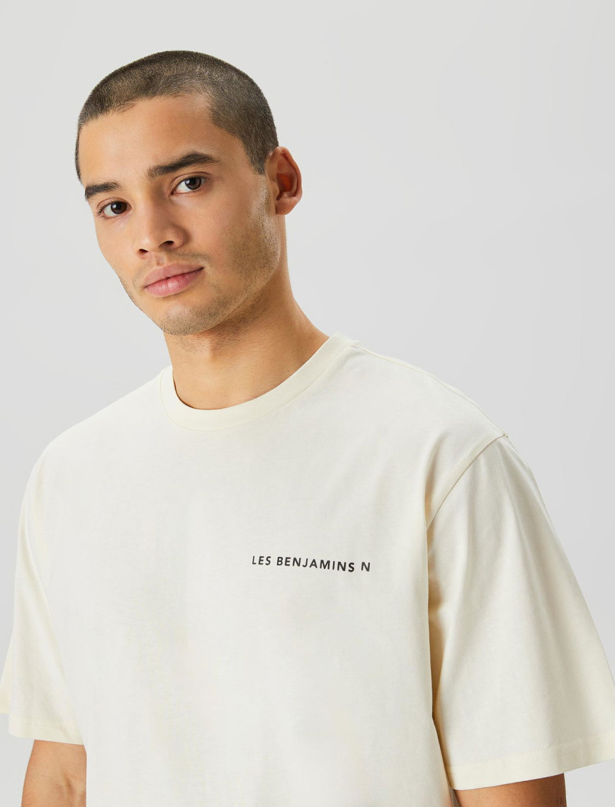 Les Benjamins Core Erkek Beyaz T-Shirt Les Benjamins Core Erkek Beyaz T-Shirt