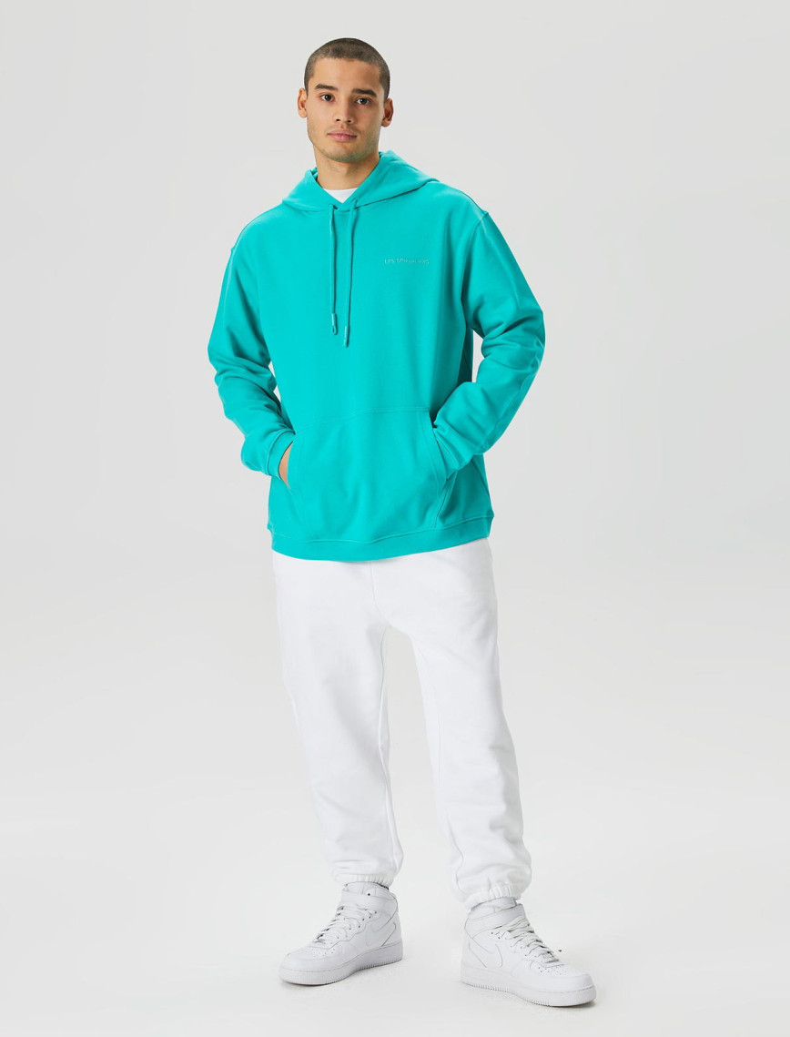 Les Benjamins Essential Erkek Mavi Hoodie Les Benjamins Essential Erkek Mavi Hoodie