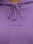 Les Benjamins Essential Kadın Mor Hoodie Les Benjamins Essential Kadın Mor Hoodie