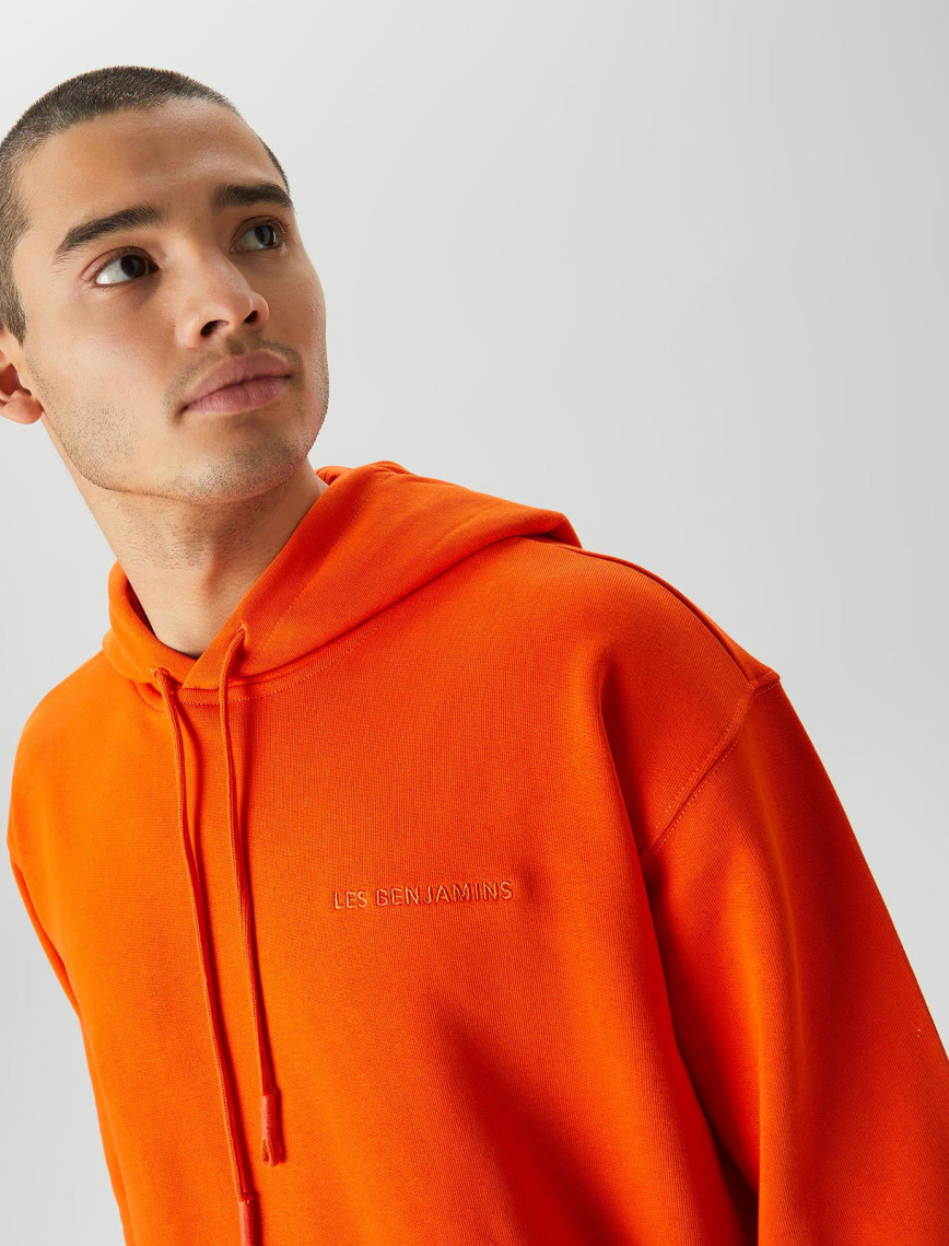 Les Benjamins Essential Erkek Turuncu Hoodie Les Benjamins Essential Erkek Turuncu Hoodie