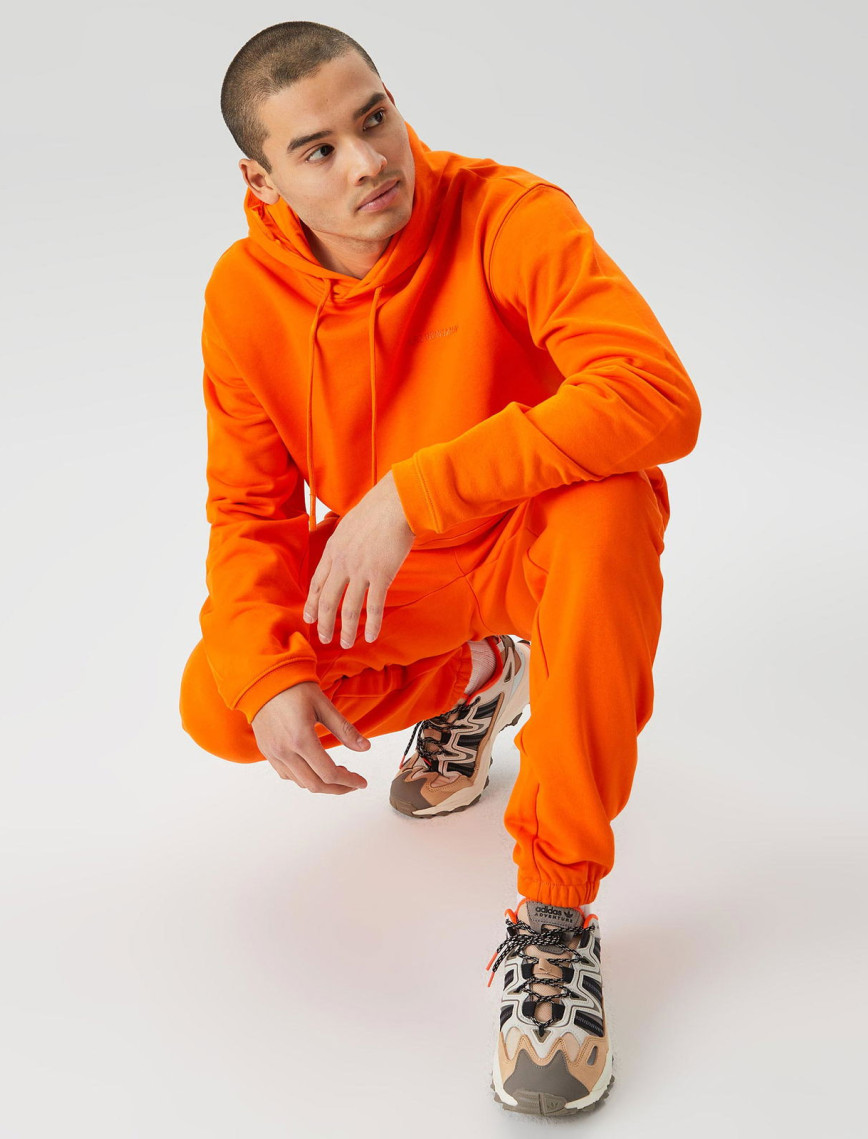 Les Benjamins Essentials Erkek Turuncu Hoodie Les Benjamins Essentials Erkek Turuncu Hoodie