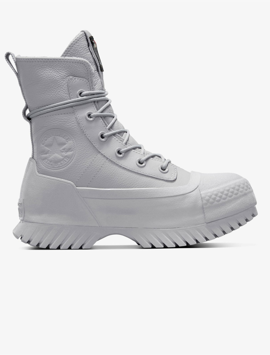 Converse Chuck Taylor All Star Lugged 2.0 CC Unisex Gri Deri Platform Bot