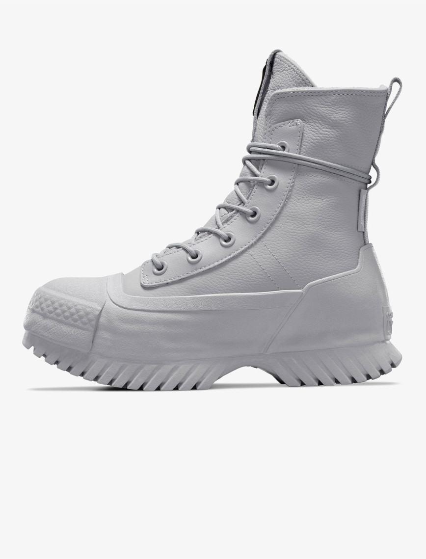 Converse Chuck Taylor All Star Lugged 2.0 CC Unisex Gri Deri Platform Bot