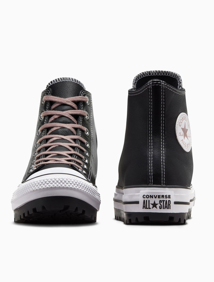 Converse Chuck Taylor All Star City Trek Unisex Siyah Deri Bot Converse Chuck Taylor All Star City Trek Unisex Siyah Deri Bot