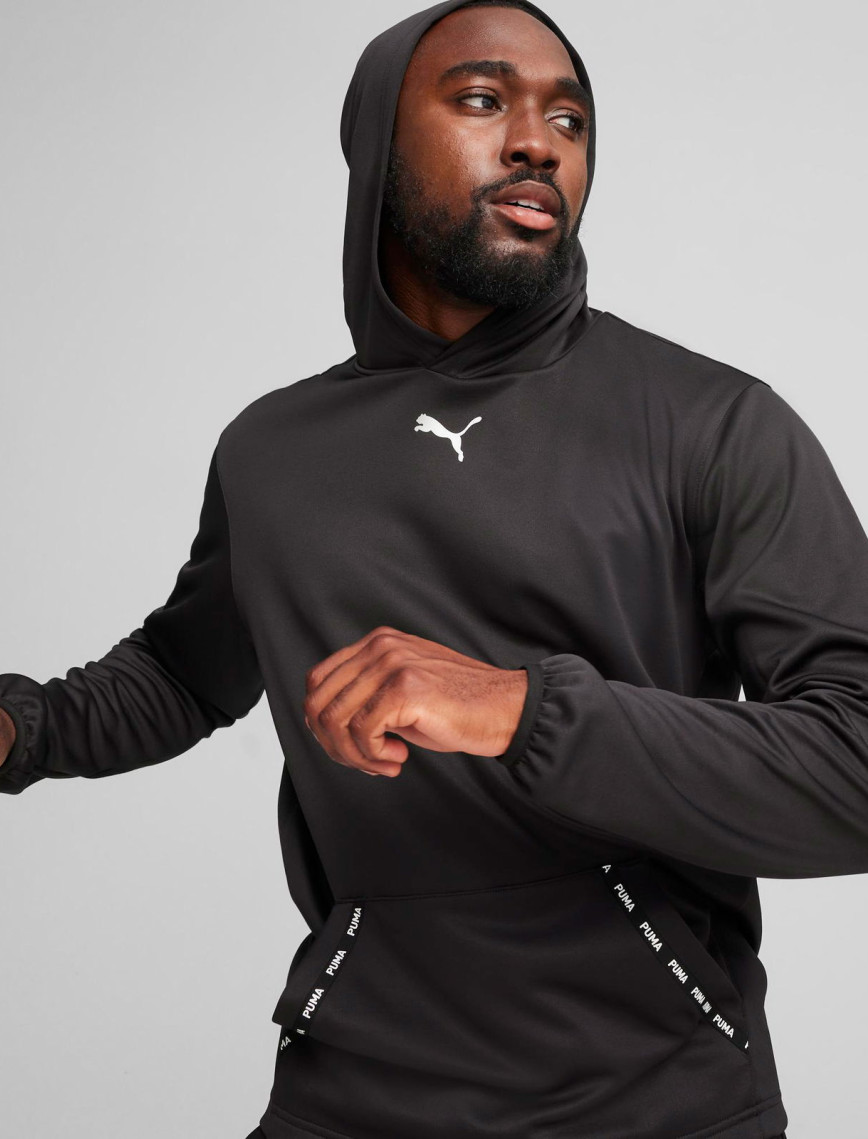 Puma FIT Power Fleece Erkek Siyah Günlük Sweatshirt Puma FIT Power Fleece Erkek Siyah Günlük Sweatshirt