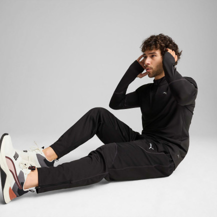 Puma Quarter Zip Erkek Siyah Günlük Sweatshirt Puma Quarter Zip Erkek Siyah Günlük Sweatshirt