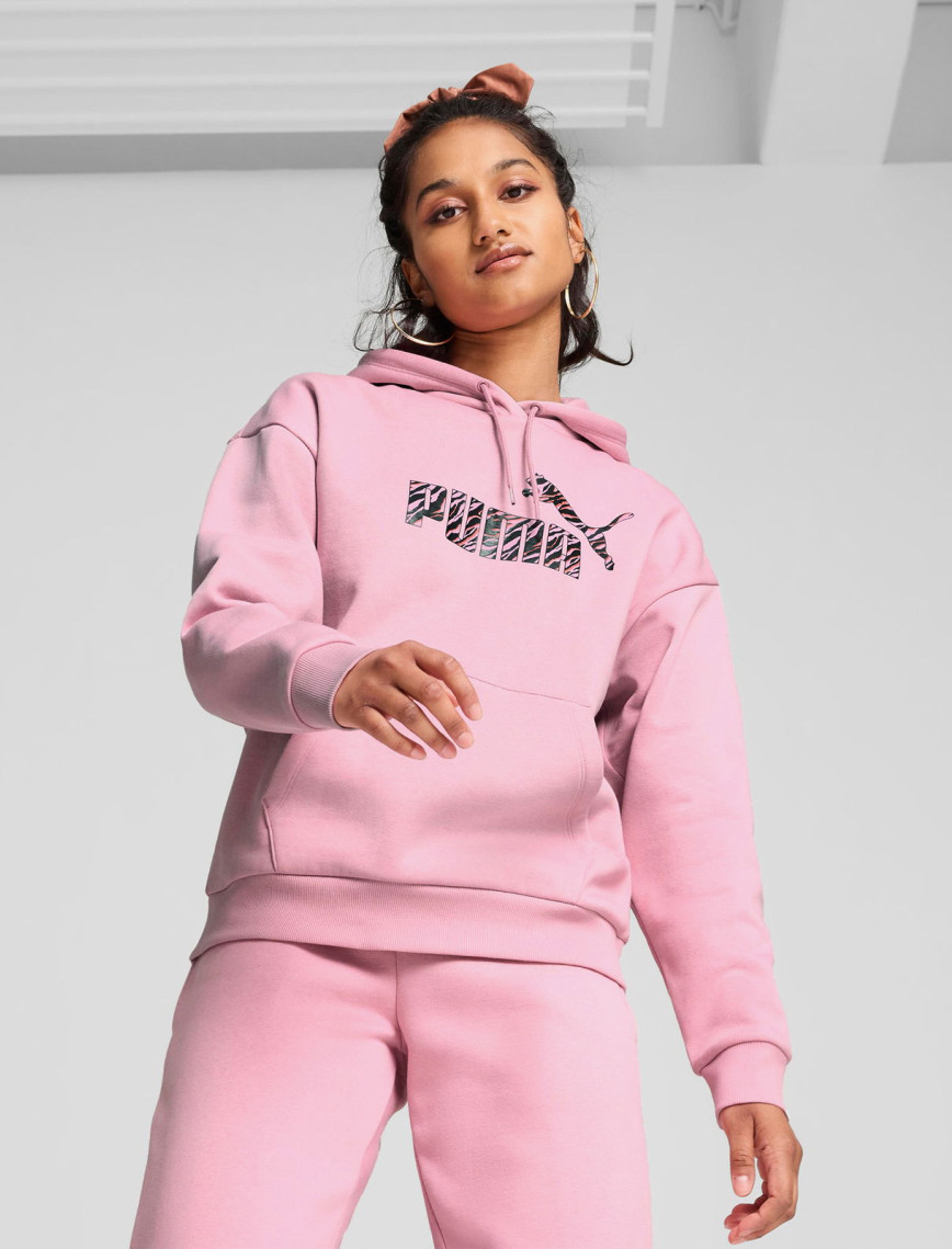 Puma Essential Animal Kadın Pembe Günlük Sweatshirt