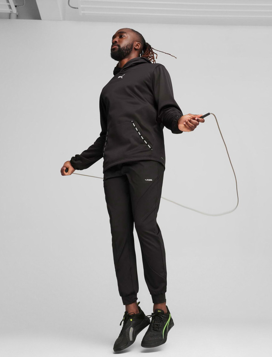 Puma FIT Power Fleece Erkek Siyah Günlük Sweatshirt Puma FIT Power Fleece Erkek Siyah Günlük Sweatshirt
