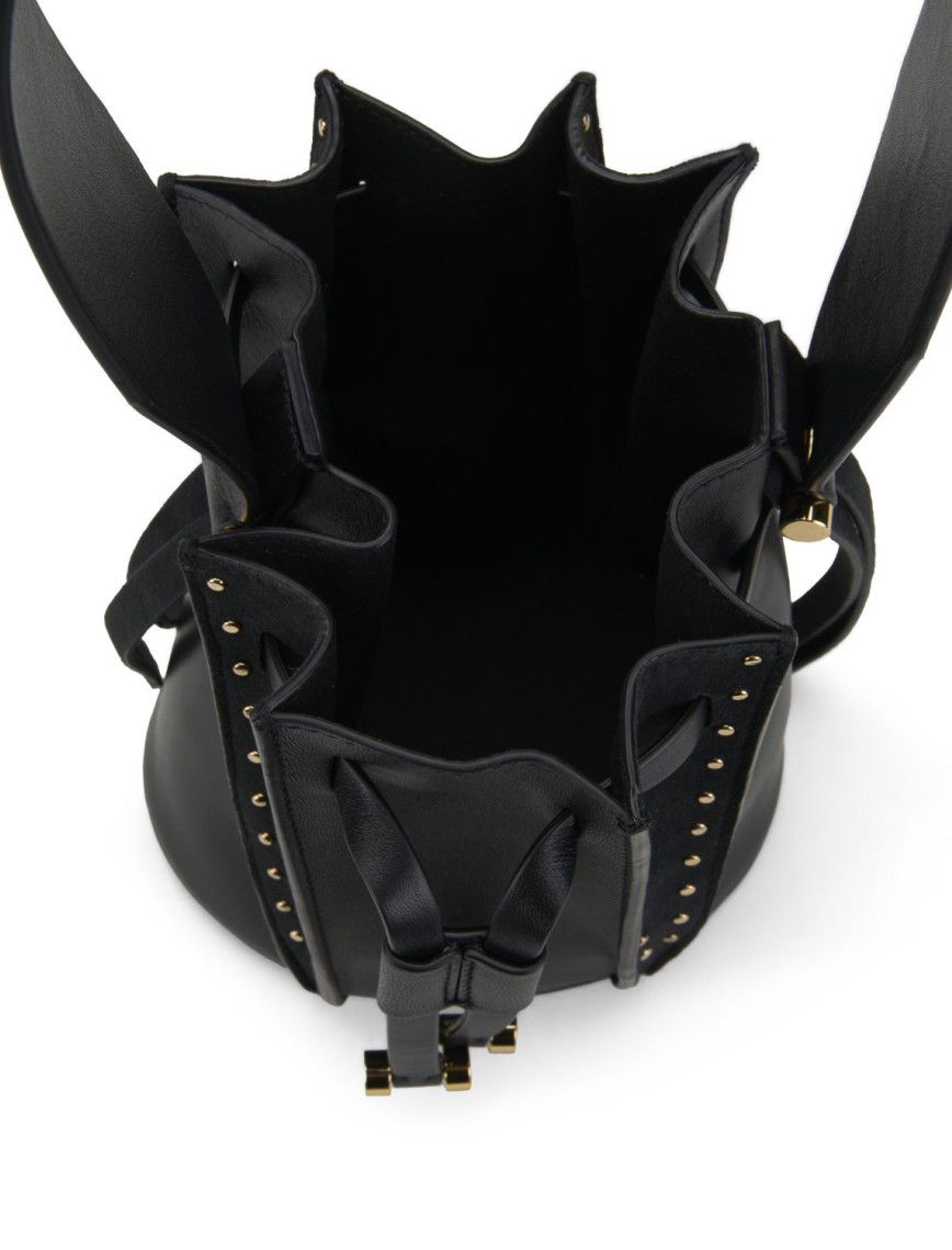 Lesi Siyah Kadın Deri Omuz Çantası Lesi Siyah Kadın Deri Omuz Çantası