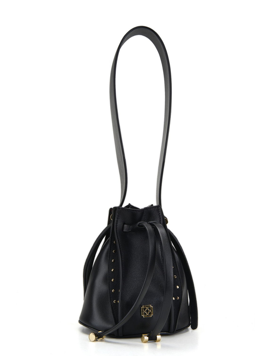 Lesi Siyah Kadın Deri Omuz Çantası Lesi Siyah Kadın Deri Omuz Çantası