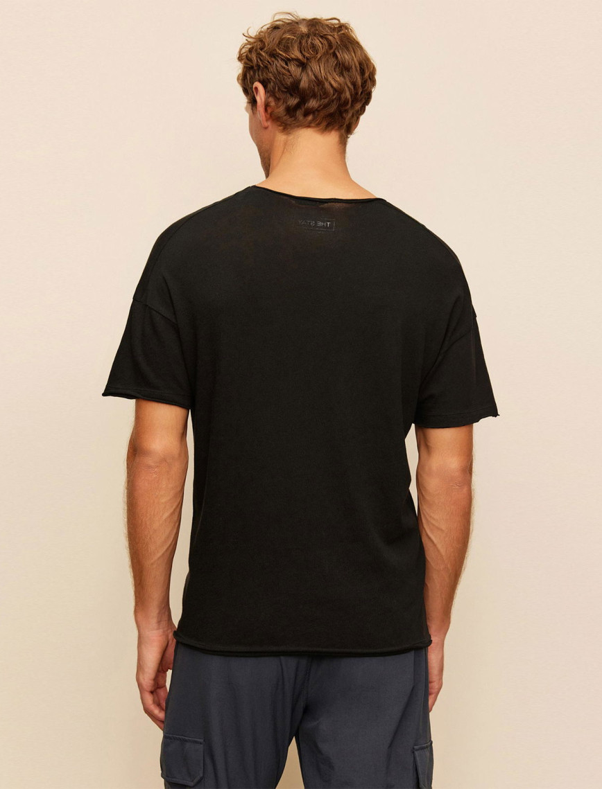 The Stay Line Lonzo Erkek Siyah T-Shirt The Stay Line Lonzo Erkek Siyah T-Shirt