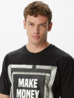 Market Printing Money Erkek Siyah Tişört Market Printing Money Erkek Siyah Tişört