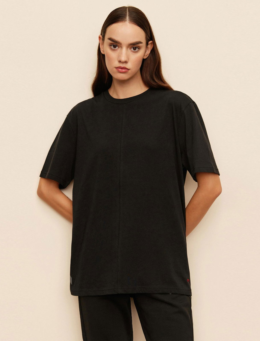 The Stay Line Soley Unisex Siyah T-Shirt The Stay Line Soley Unisex Siyah T-Shirt