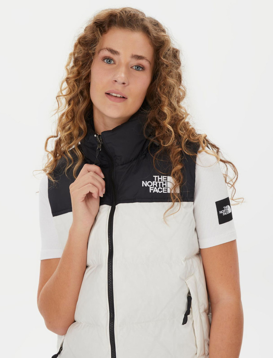 The North Face 1996 Retro Nuptse Kadın Beyaz Yelek The North Face 1996 Retro Nuptse Kadın Beyaz Yelek