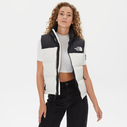 The North Face 1996 Retro Nuptse Kadın Beyaz Yelek The North Face 1996 Retro Nuptse Kadın Beyaz Yelek