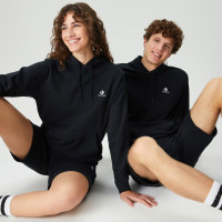 Converse Go-To Embroidered Star Chevron Unisex Siyah Hoodie Converse Go-To Embroidered Star Chevron Unisex Siyah Hoodie