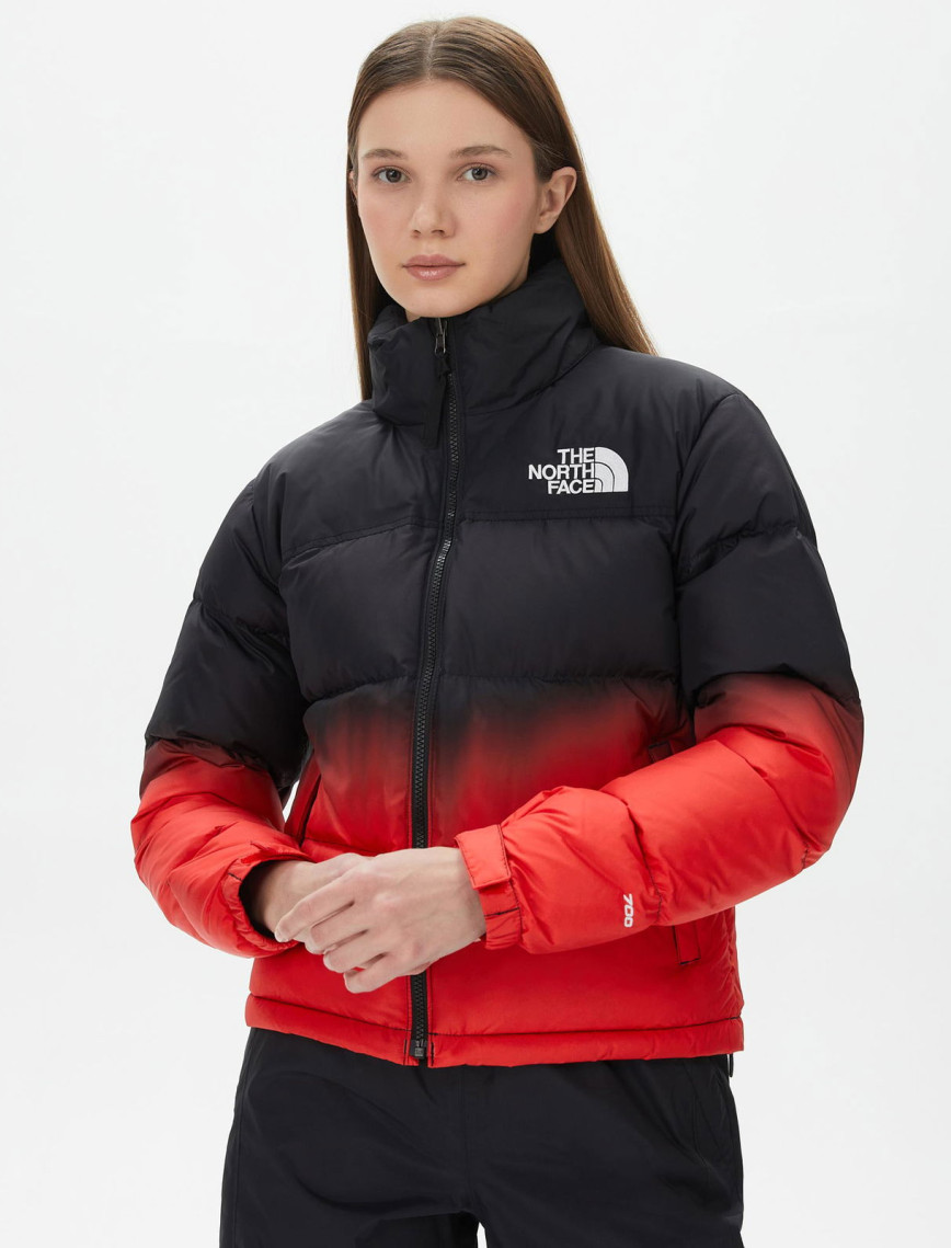 The North Face 96 Nuptse Dip Dye Kadın Kırmızı Mont The North Face 96 Nuptse Dip Dye Kadın Kırmızı Mont