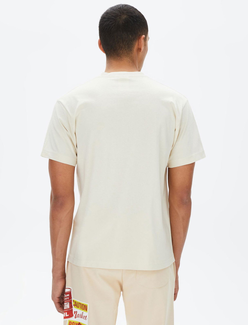 HUF Cheata Erkek Bej T-Shirt HUF Cheata Erkek Bej T-Shirt