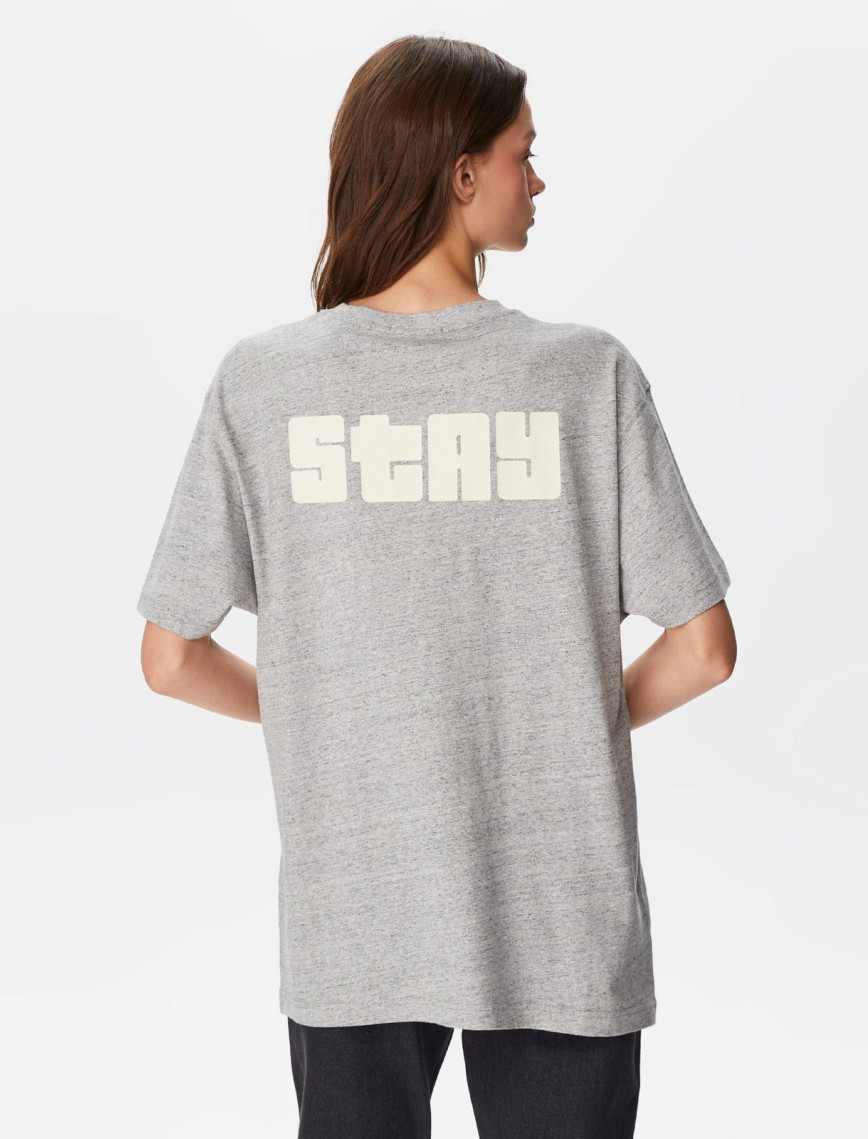 The Stay Line Epic Unisex Gri T-Shirt The Stay Line Epic Unisex Gri T-Shirt