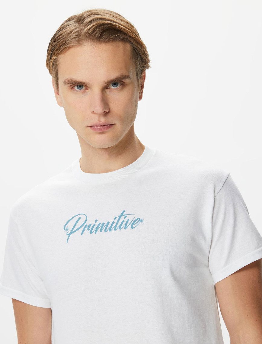 Primitive Shiver Erkek Beyaz T-Shirt Primitive Shiver Erkek Beyaz T-Shirt