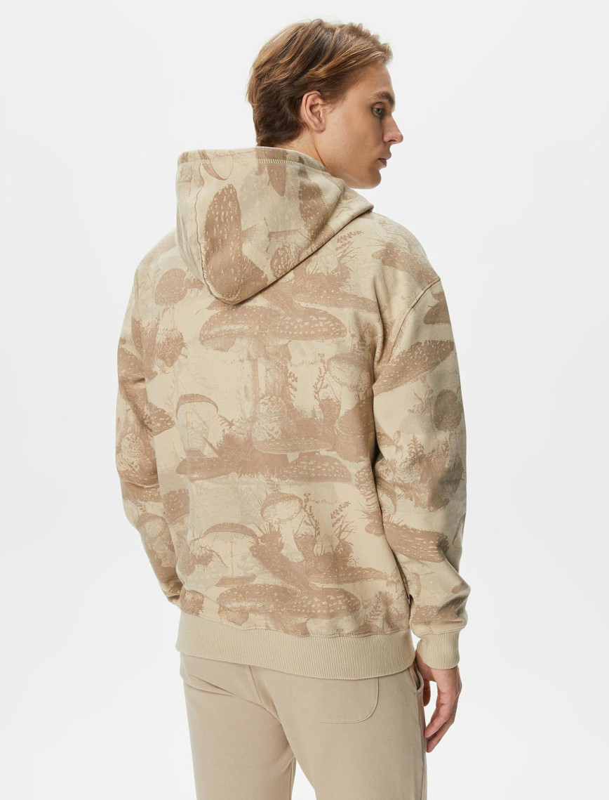 Primitive Harvest Erkek Bej Hoodie