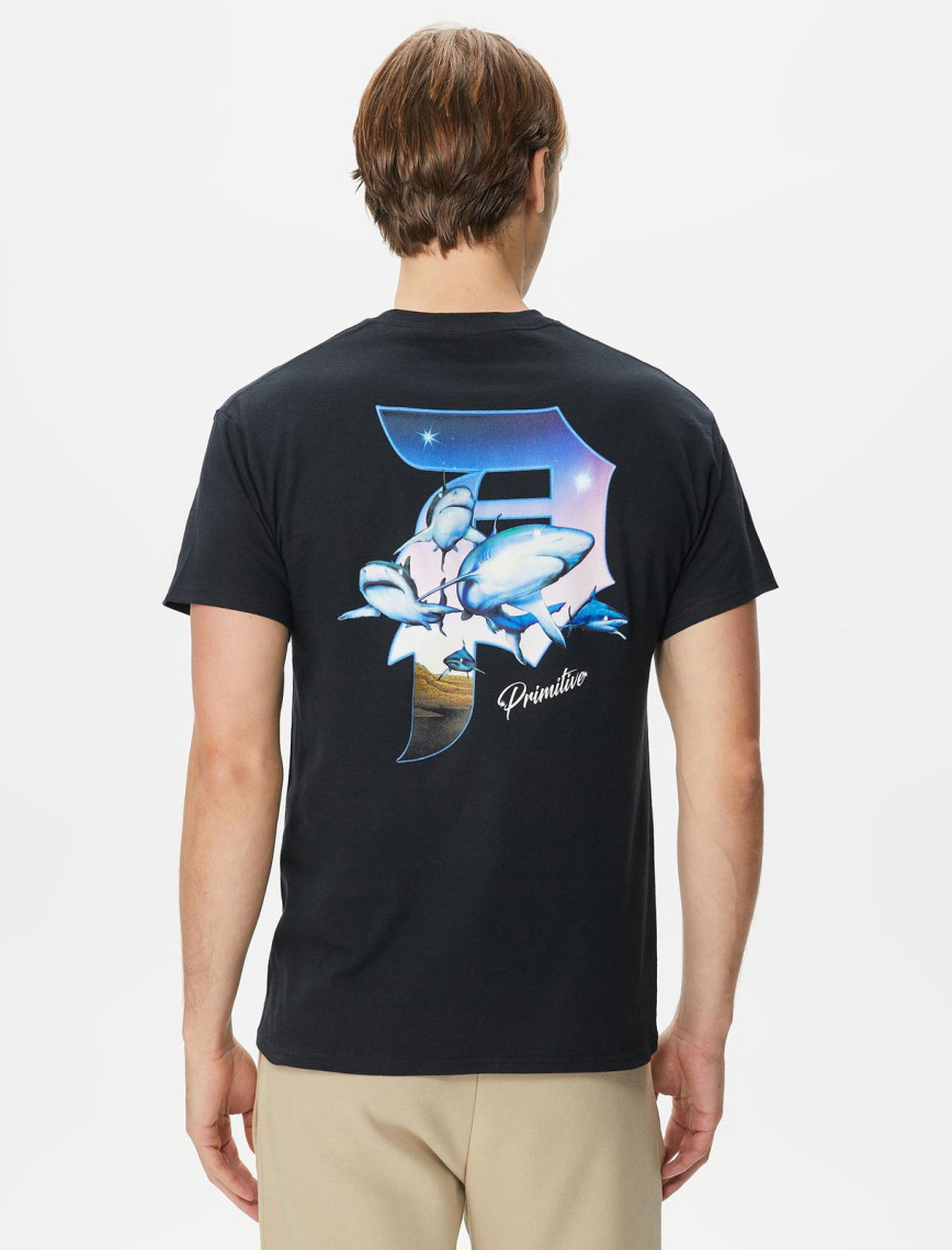 Primitive Shiver Erkek Siyah T-Shirt Primitive Shiver Erkek Siyah T-Shirt