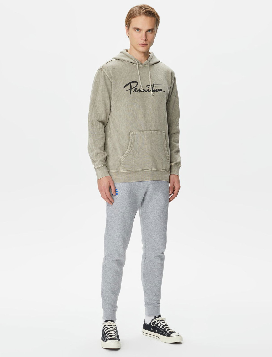 Primitive Nuevo Acid Washed Erkek Bej Hoodie Primitive Nuevo Acid Washed Erkek Bej Hoodie