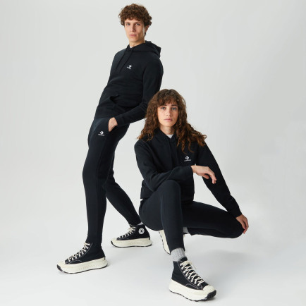 Converse Go-To Embroidered Star Chevron Unisex Siyah Eşofman Altı Converse Go-To Embroidered Star Chevron Unisex Siyah Eşofman Altı