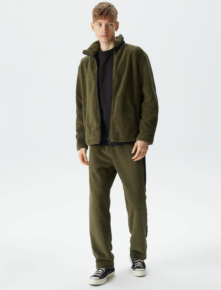 The Stay Line Hugger Unisex Haki Ceket The Stay Line Hugger Unisex Haki Ceket